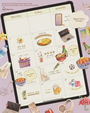68 Daily Digital Sticker V.1